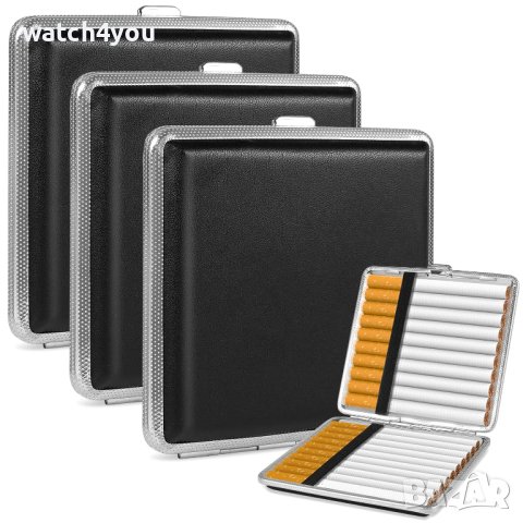 НОВА ЛУКСОЗНА ТАБАКЕРА ЗА 100ММ SLIM И 80ММ ЦИГАРИ. КОЖЕНИ ТАБАКЕРИ CIGARETTE BOX TABAKERA TABAKERI, снимка 6 - Табакери - 21802781