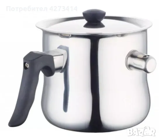 Млековарка 2.5/3L от неръждаема стомана, снимка 1