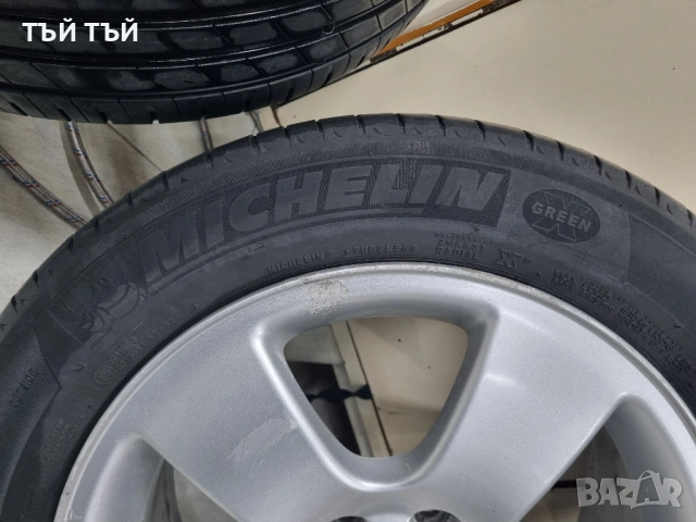 Комплект оригинални джанти за Адуди с летни гуми 5/100/16, снимка 4 - Гуми и джанти - 53578873