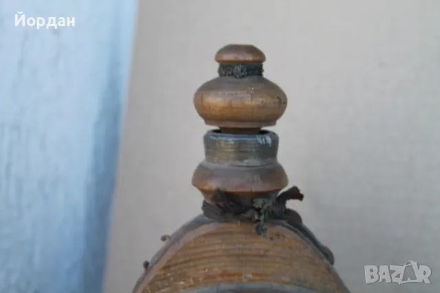 Стара дървена бъклица , снимка 2 - Антикварни и старинни предмети - 50099241