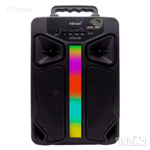 Bluetooth караоке колонка KTS-2130, снимка 2 - Друга електроника - 53127435
