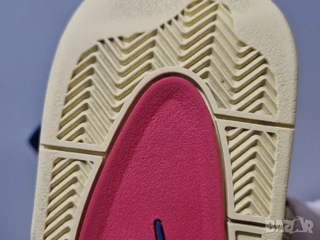 NIKE JORDAN 4 RETRO X UNION LA GUAVA ICE, 47.5 номер, обувани 1 път, като нови. ОРИГИНАЛНИ!, снимка 9 - Маратонки - 49897729