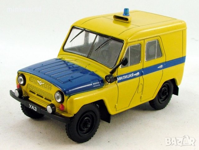 УАЗ 469 Милиция ППС Патрулно Постовая Служба 1975 - мащаб 1:43 на DeAgostini моделът е нов бе опаков, снимка 1