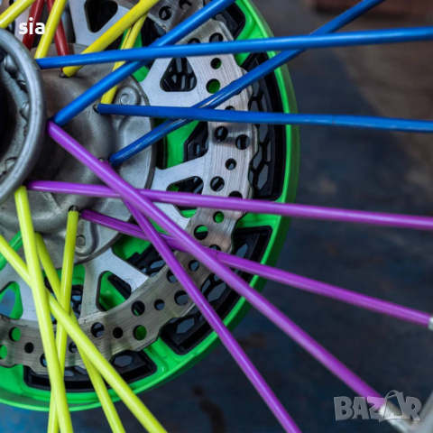 Декорация за спици, Мотор, Спици, Велосипед, ATV, 24см,, снимка 5 - Аксесоари и консумативи - 36068037