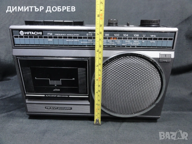 СТАР РЕТРО ТРАНЗИСТОР РАДИО КАСЕТОФОН HITACHI TRK-510E, снимка 8 - Радиокасетофони, транзистори - 53849554