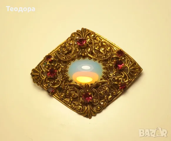 Ретро брошка, снимка 7 - Антикварни и старинни предмети - 47474707