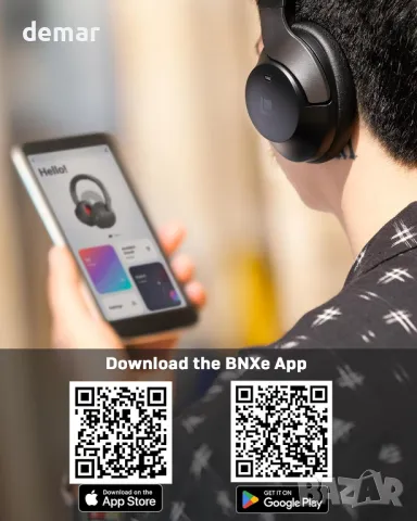 Безжични слушалки LINDY BNXe с активно шумопотискане, 55 часа, Bluetooth 5.3, черни, снимка 6 - Bluetooth слушалки - 50021612