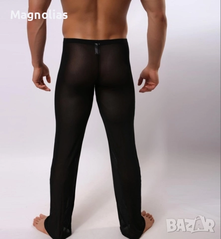 Секси мъжки ледено копринени Ултратънки дълги, снимка 12 - Бельо - 52975900