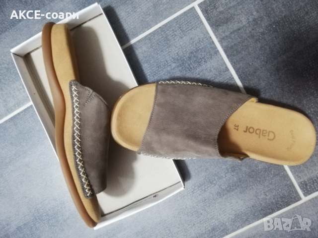 Gabor/N37, естествена кожа,Отлични! , снимка 2 - Чехли - 36240766