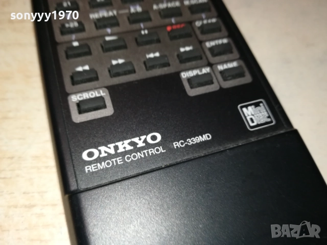 ONKYO RC-339MD MINIDISC REMOTE-ВНОС SWISS 1910252012, снимка 8 - Декове - 52110217
