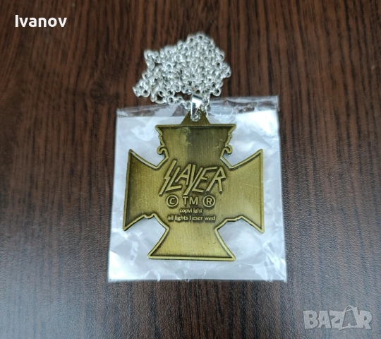 Slayer - оригинален нов медалион , снимка 3 - Арт сувенири - 53774597