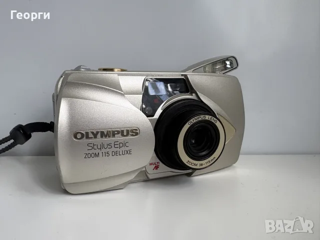 Olympus Stylus/mju Epic Zoom 115 Deluxe
лентов фотоапарат с Kodak UltraMax 24/400 филм и батерия, снимка 2 - Фотоапарати - 56243387