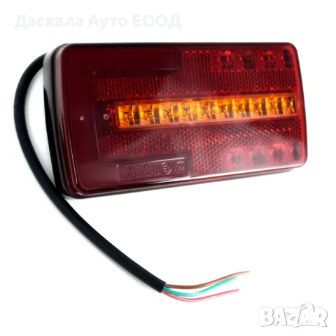 1бр. Малък ЛЕД LED диоден стоп ляв/десен, 3 функции, Динамичен мигач, 12-24V, снимка 5 - Части - 49581917