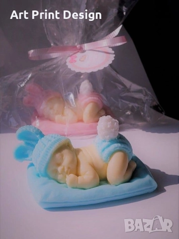 ~•°Гипсови фигурки "Спящо бебче"°•~, снимка 13 - Фигурки - 48672575
