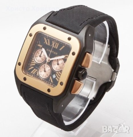 Мъжки луксозен часовник Cartier Santos XXL