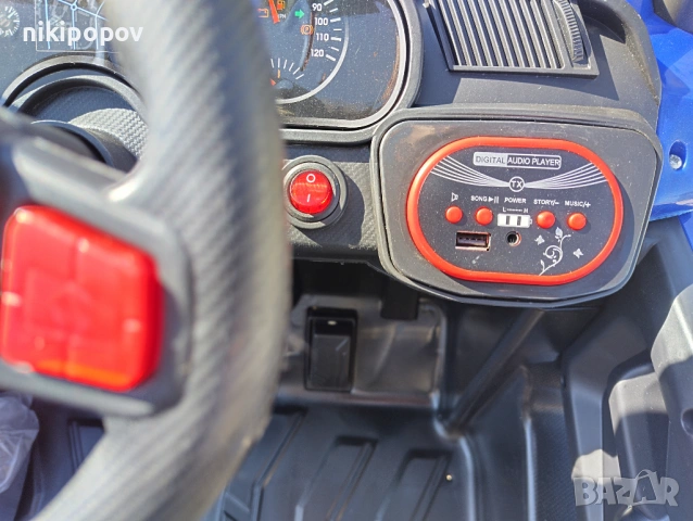 SAFARI двуместен акумулаторен джип JAKARTA 4x4 син, снимка 8 - Детски велосипеди, триколки и коли - 53569401