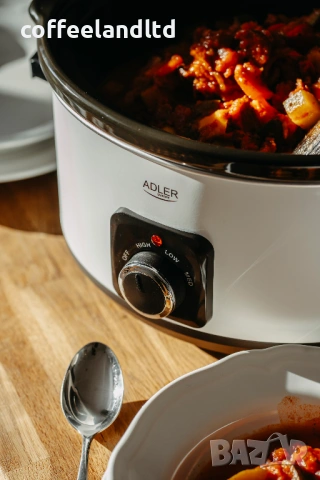 Уред за бавно готвене с керамичен съд 5,8 л. - AD6413, снимка 3 - Мултикукъри - 53563361
