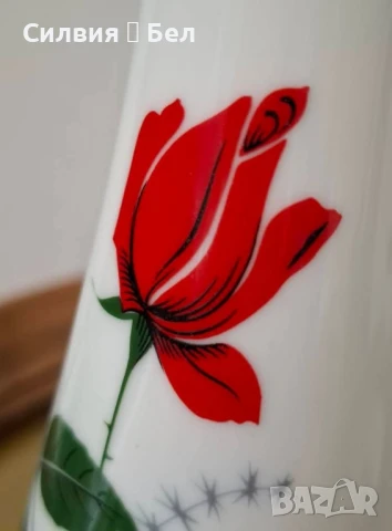 Ваза Plankenhammer Германия1928г. 🌹..•´¨) ¸.•¨) 🌱... (¸.•¨¯`*•.🍃🌹🍃, снимка 10 - Декорация за дома - 43399590