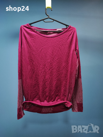 NIKE Блуза/Дамска Л, снимка 1 - Блузи с дълъг ръкав и пуловери - 36226336