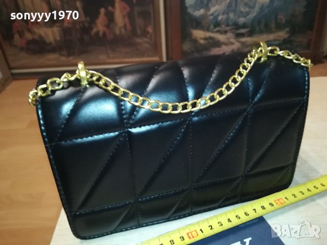 ЧАНТА-ЧЕРНО И ЗЛАТО 1008231257, снимка 7 - Чанти - 41813806