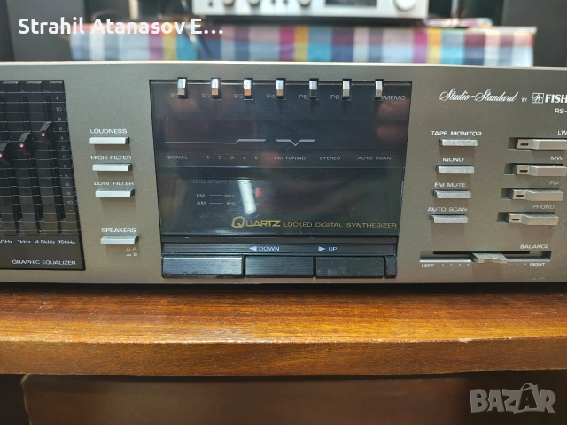 FISHER RS-140 AM/FM Стерео Ресивър, снимка 5 - Ресийвъри, усилватели, смесителни пултове - 40501281