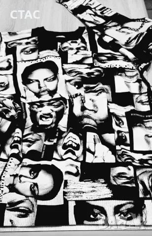 Нова оригинална и ефектна блузаZARA/хубави черно-бели нюанси/, снимка 3 - Блузи - 49469012