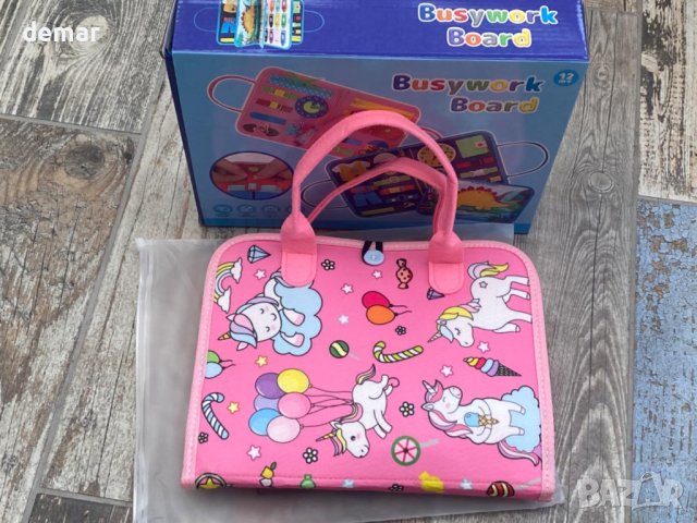 25 В 1 Сензорни играчки Busy Board за 1-5 години, снимка 5 - Образователни игри - 42569043