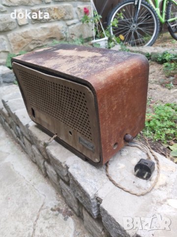 Старо радио  PHILIPS, снимка 4 - Антикварни и старинни предмети - 34382329