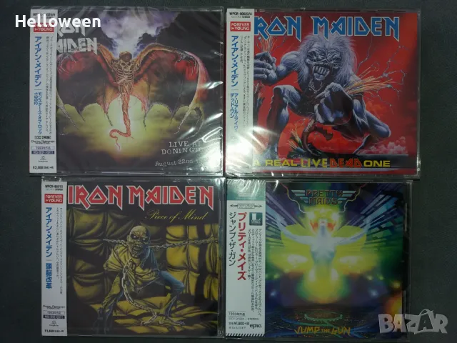 Iron Maiden,Accept,Helloween,Metallica-оригинални,японски дискове, снимка 5 - CD дискове - 48867371