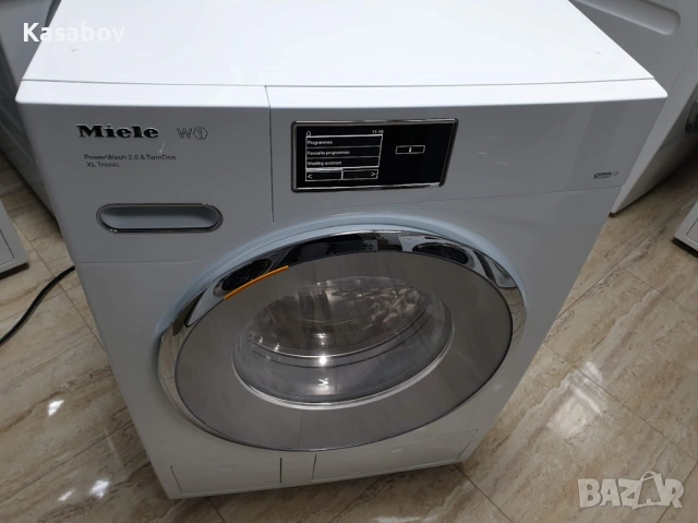 Miele - 9кг - Пара - WiFi - TwinDos - Пералня Миеле 12м Гаранция, снимка 13 - Перални - 53672138
