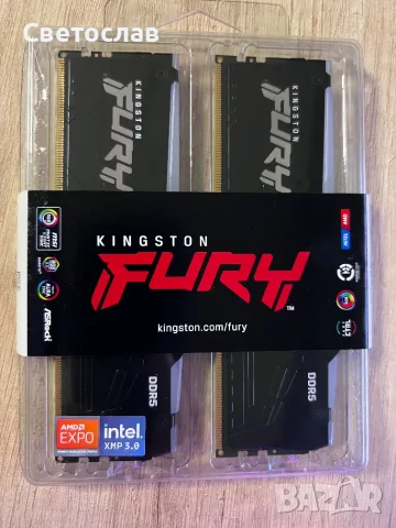 Kingston Fury Beast Black RGB RAM 32gb 6000MT/s DDR5 CL30 EXPO/XMP