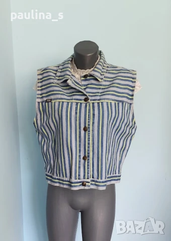 Три различни броя / Къс дънков елек "Force" jeans, "miss Latina" и "G3000" black out , снимка 3 - Елеци - 51314938