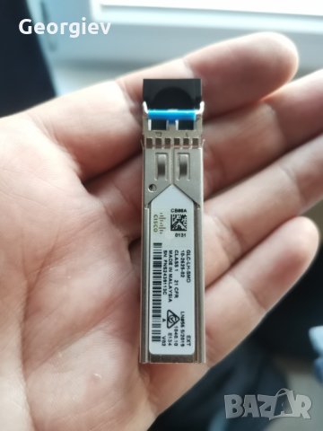 CISCO SFP конектор за оптичен кабел, снимка 1 - Мрежови адаптери - 36021708