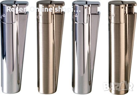 Clipper Metal Jet Turbo Lighter In Metal Gas Rechargeable Windproof, снимка 2 - Други - 44549694