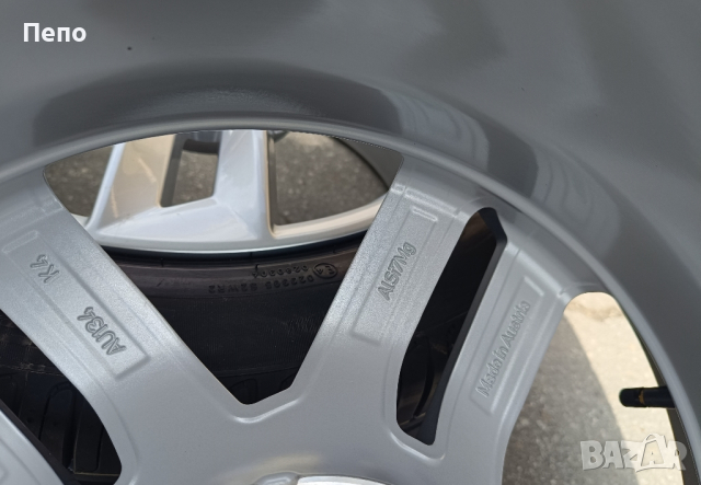 Оригинални нови джанти с гуми летни 17 цола за Audi A4 дот 2020г, снимка 8 - Гуми и джанти - 44810348