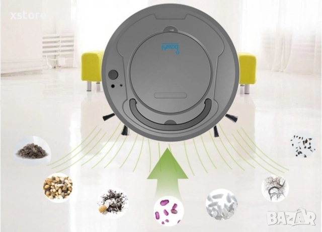 Прахосмукачка робот BowAI 3 в 1, моп и сензор за височина ROBOT8, снимка 4 - Прахосмукачки - 52796104
