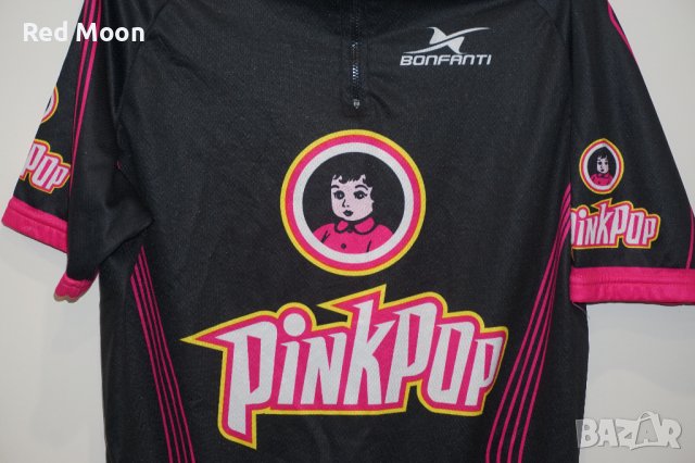 Дамска колоездачна тениска Jersey Bonfanti Pink Pop Размер S Made in Italy, снимка 3 - Спортна екипировка - 41889978