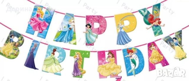 Парти сет балони Принцесите на Дисни и Пепеляшка, снимка 5 - Други - 40608529