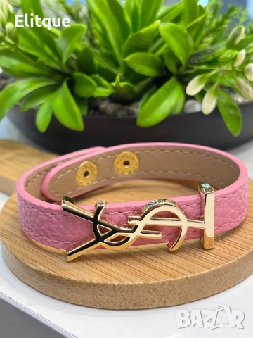 гривни от естествена кожа prada miu miu ysl saint laurent , снимка 6 - Гривни - 52907706