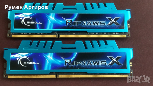 2x8GB DDR3 2133MHz F3-2133C10D-16GXM Memory RAM G.Skill Ripjaws, снимка 3 - RAM памет - 44706988