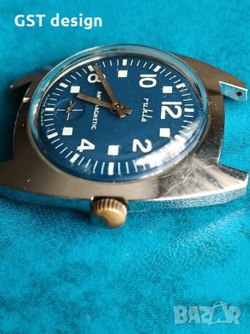 Ruhla GDR немски Мъжки часовник механичен ГДР, снимка 2 - Мъжки - 35958138