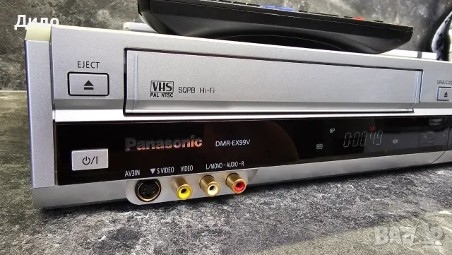 Panasonic DMR-EX99V с оригинално дистанционно управление и упътване., снимка 6 - Плейъри, домашно кино, прожектори - 55962010