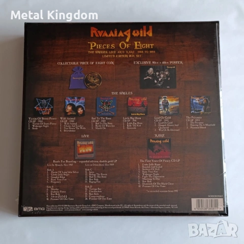 Running Wild - Pieces Of Eight - 1984 to 1994 (Box Set - Vinyl & CD) NEW & SEALED Heavy Metal, снимка 5 - Грамофонни плочи - 53281866