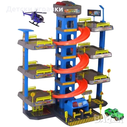 Паркинг гараж със 7 етажа с асансьор, със звук и осветление , снимка 5 - Коли, камиони, мотори, писти - 52827786