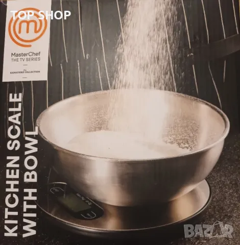 MasterChef Кухненска везна с купа с LCD екран, снимка 4 - Електронни везни - 48933310