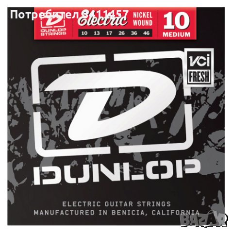 Струни Dunlop за електрическа китара, снимка 1 - Китари - 39917349