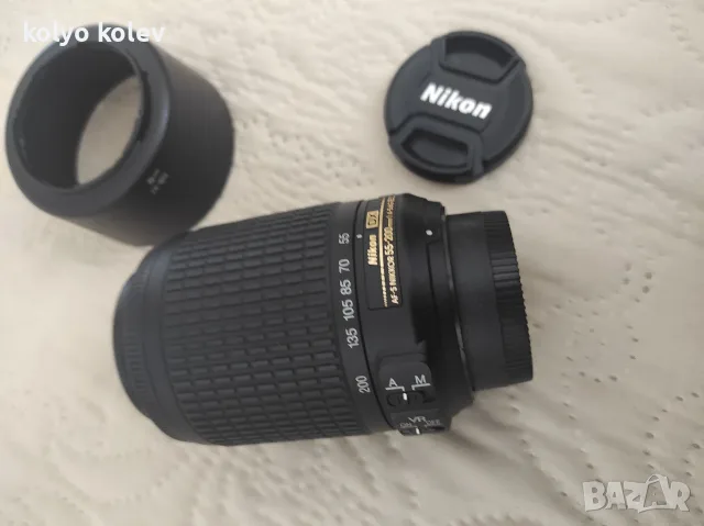 Обектив AF- S 55-200mm 1.4-5.6G ED, снимка 2 - Фотоапарати - 55844229