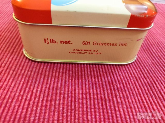 Стара тенекиена кутия от бонбони, Англия. , снимка 4 - Колекции - 35715031