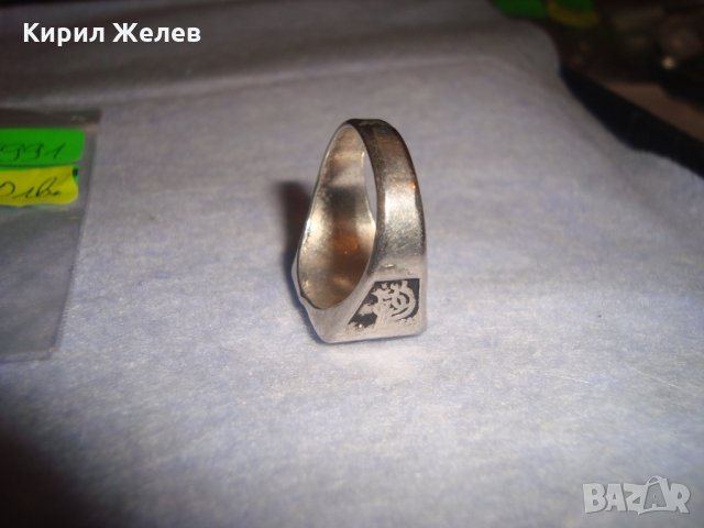 ОСМАНСКИ ПРЪСТЕН с ТУГРА от БЛАГОРОДНА НЕРЪЖАЕМА СТОМАНА КЛАСИЧЕСКИ МОДЕЛ ТУРЦИЯ 25991, снимка 8 - Пръстени - 35950521