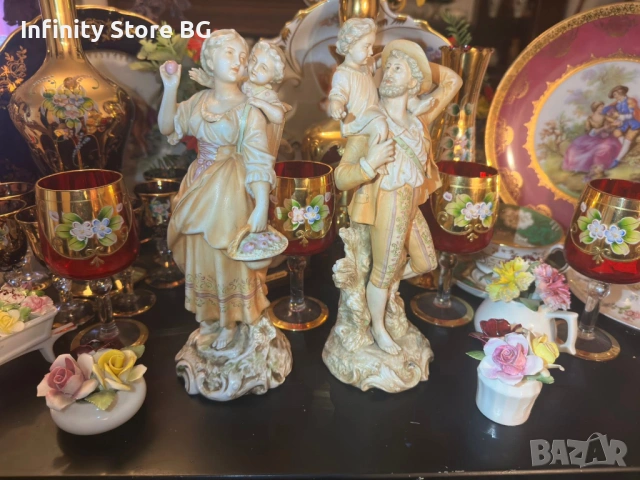 🌟✨ Volkstedt Germany – “Семейството” от Richard Eckert & Co., Circa 1894 ✨🌟